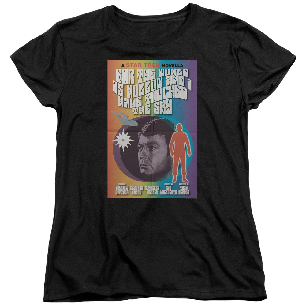 STAR TREK/TOS EPISODE 63 - S/S WOMENS TEE - BLACK