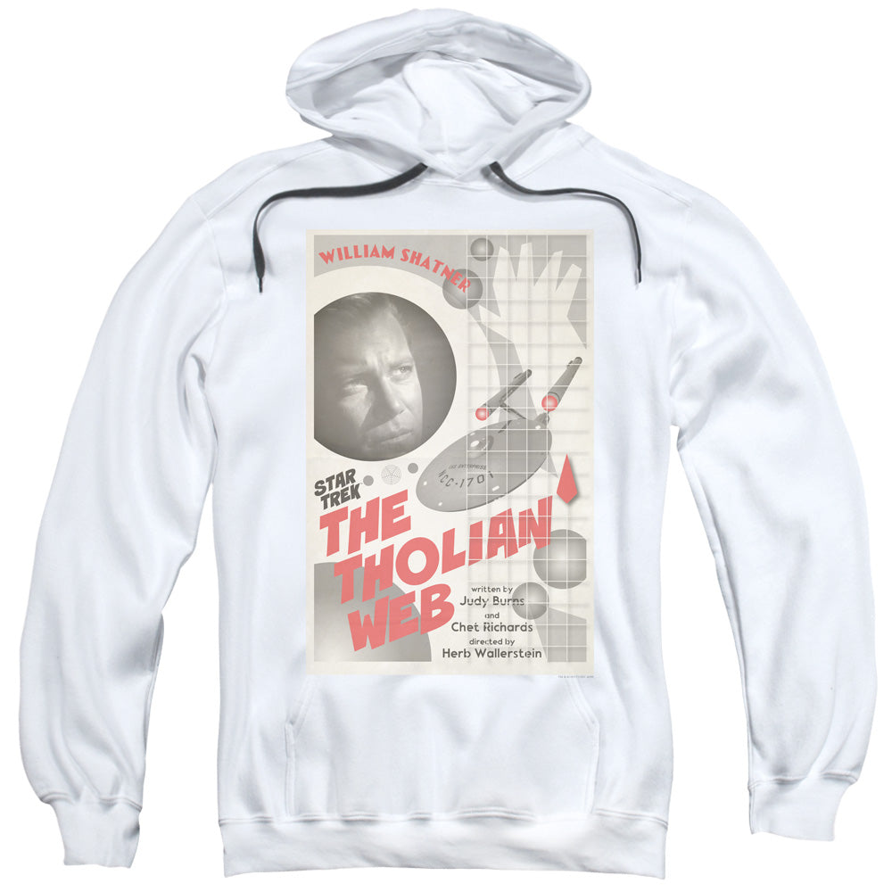 STAR TREK/TOS EPISODE 64 - ADULT PULLOVER HOODIE - WHITE