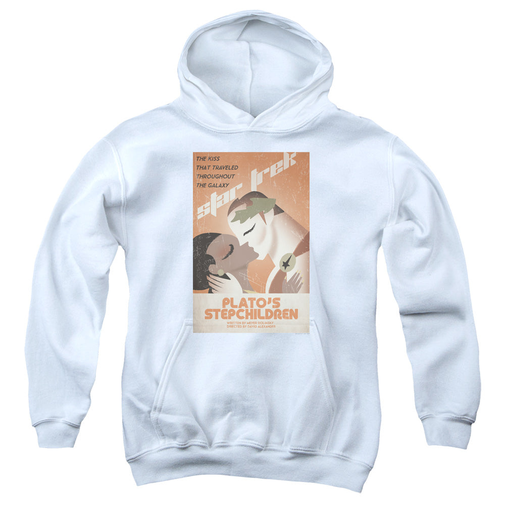 STAR TREK/TOS EPISODE 65 - YOUTH PULLOVER HOODIE - WHITE