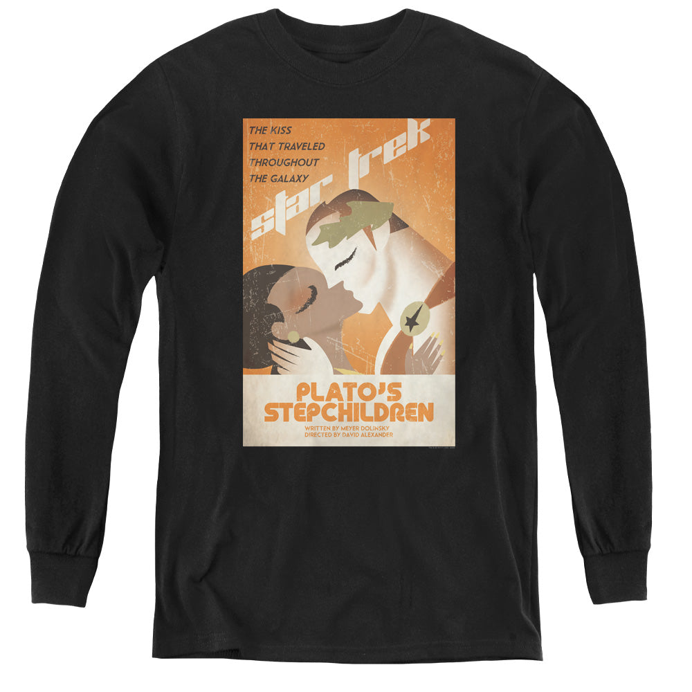 STAR TREK/TOS EPISODE 65 - YOUTH LONG SLEEVE TEE - BLACK