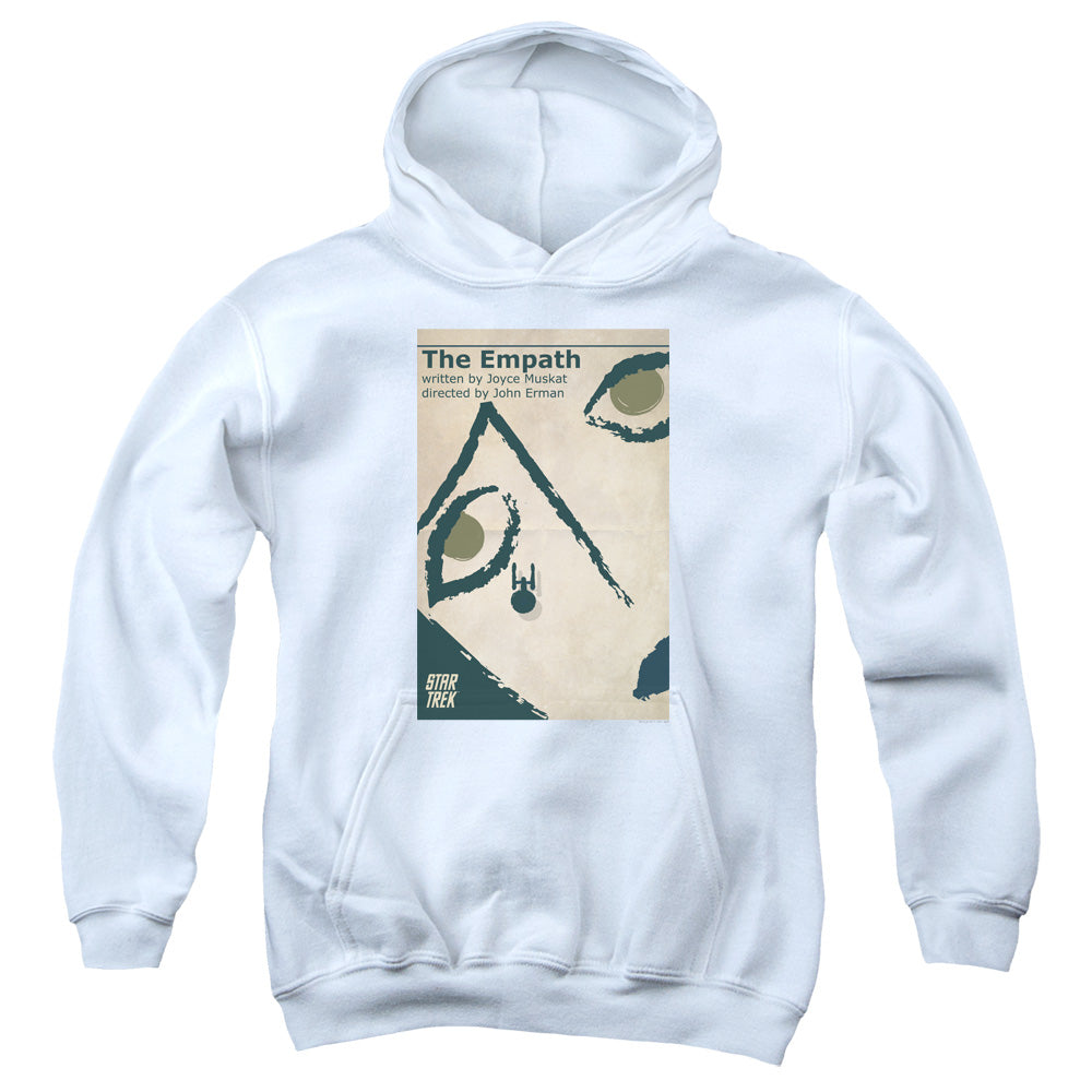 STAR TREK/TOS EPISODE 67 - YOUTH PULLOVER HOODIE - WHITE