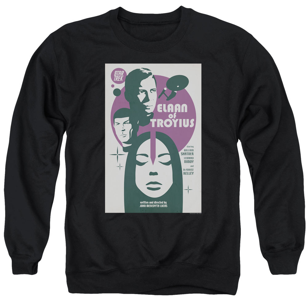 STAR TREK/TOS EPISODE 68 - ADULT CREWNECK SWEATSHIRT - BLACK