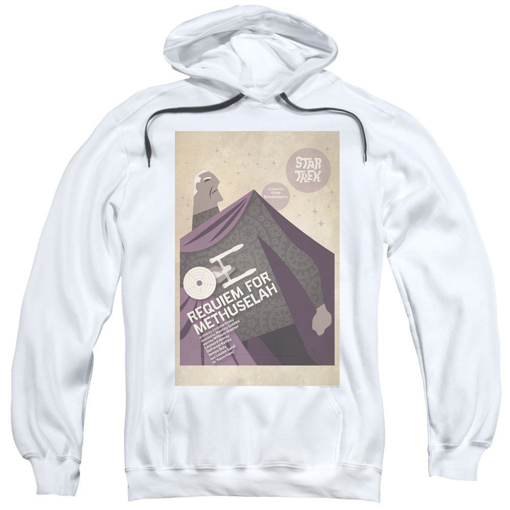 STAR TREK/TOS EPISODE 74 - ADULT PULLOVER HOODIE - WHITE