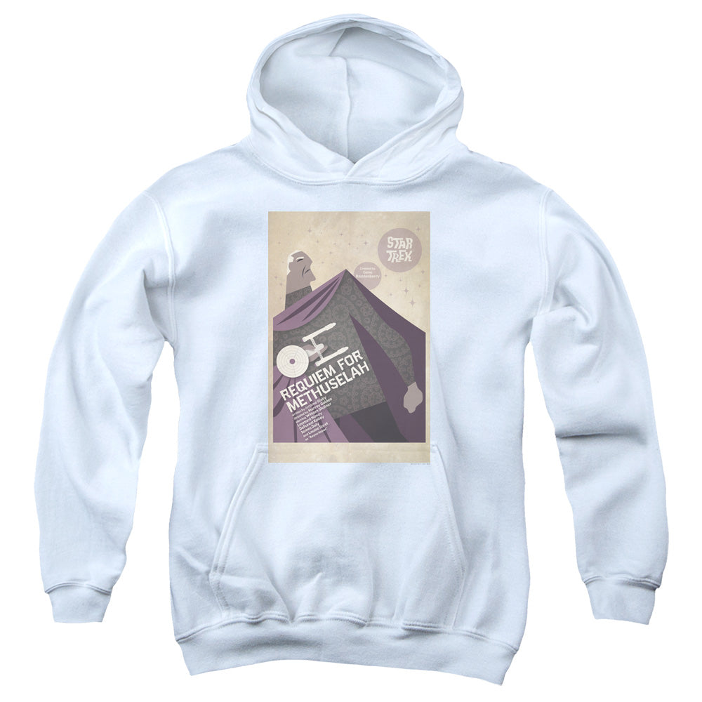 STAR TREK/TOS EPISODE 74 - YOUTH PULLOVER HOODIE - WHITE
