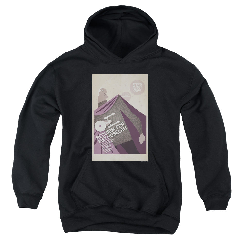 STAR TREK/TOS EPISODE 74 - YOUTH PULLOVER HOODIE - BLACK