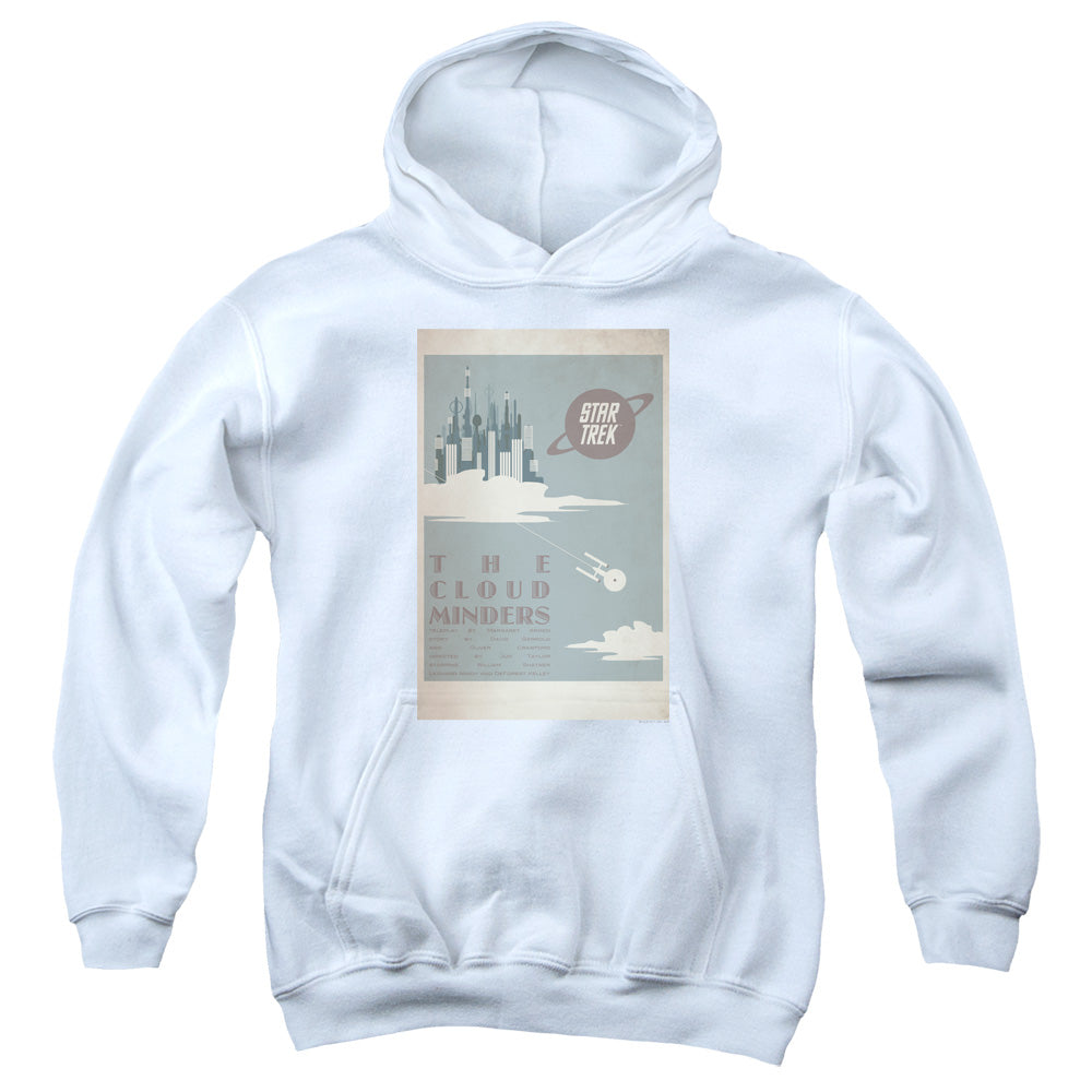 STAR TREK/TOS EPISODE 76 - YOUTH PULLOVER HOODIE - WHITE