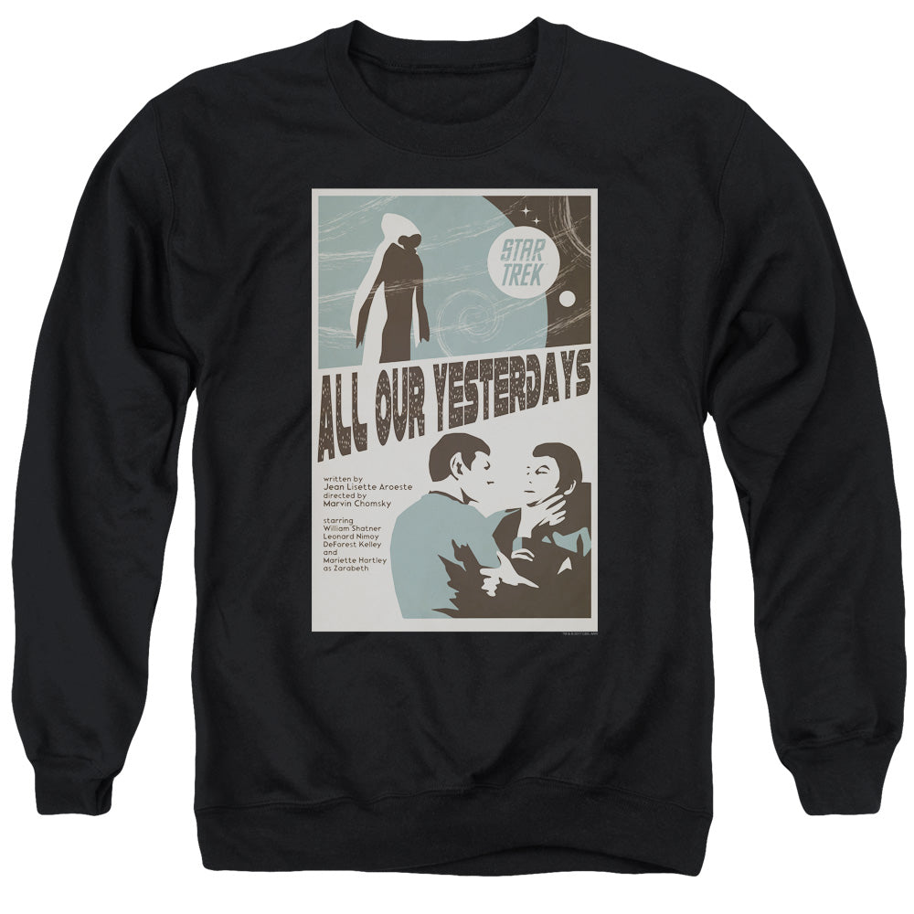 STAR TREK/TOS EPISODE 78 - ADULT CREWNECK SWEATSHIRT - BLACK
