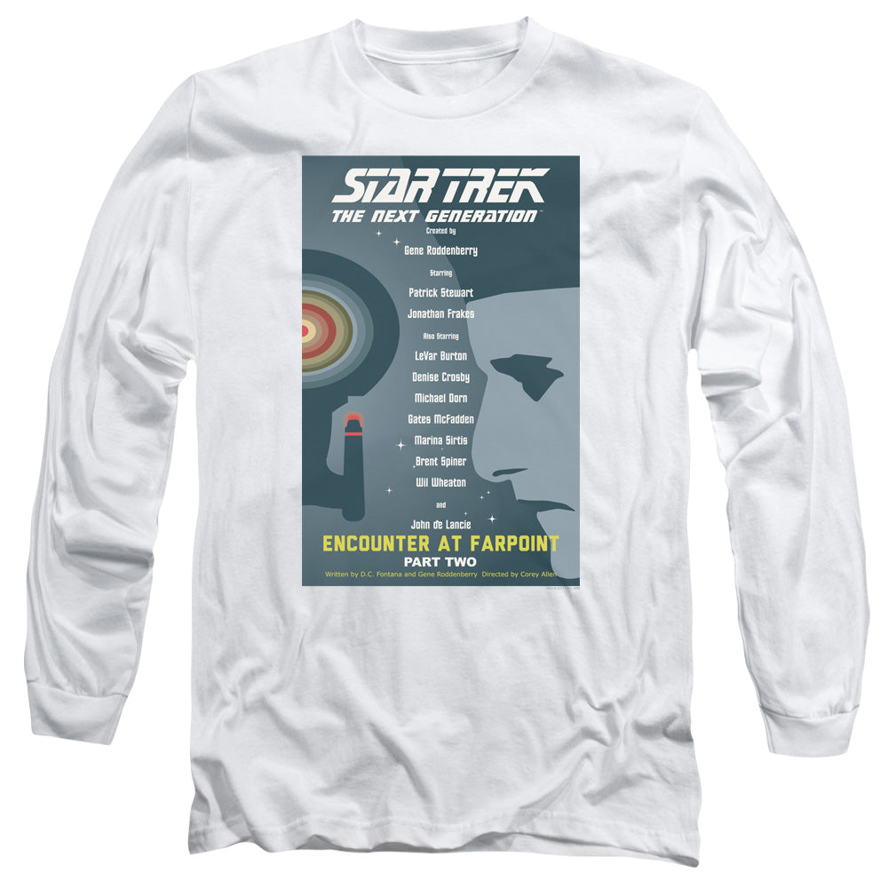 STAR TREK/TNG SEASON 1 EPISODE 2 - L/S ADULT 18/1 - WHITE