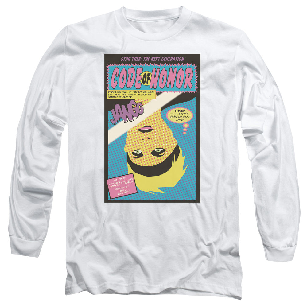STAR TREK/TNG SEASON 1 EPISODE 4 - L/S ADULT 18/1 - WHITE