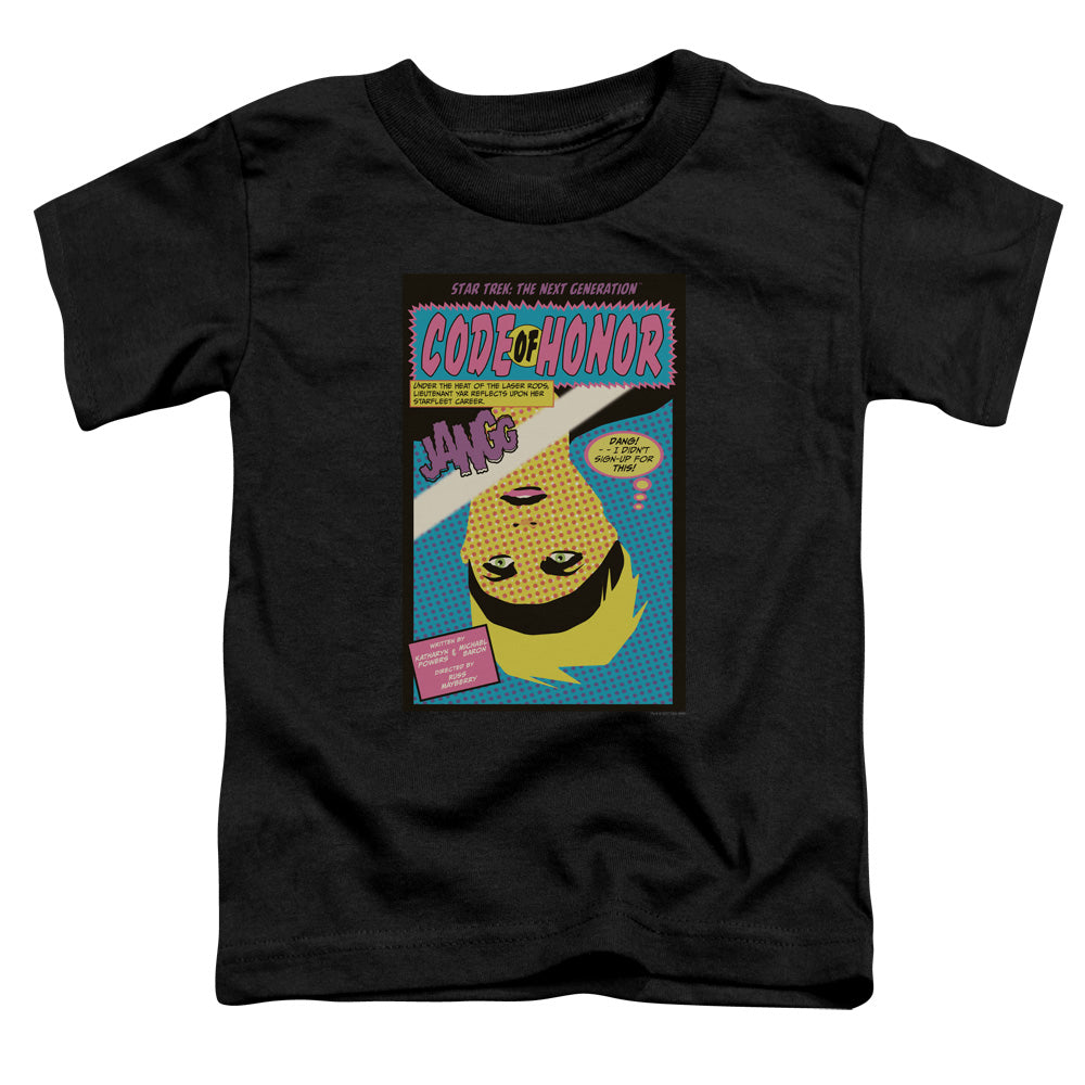STAR TREK/TNG SEASON 1 EPISODE 4 - S/S TODDLER TEE - BLACK