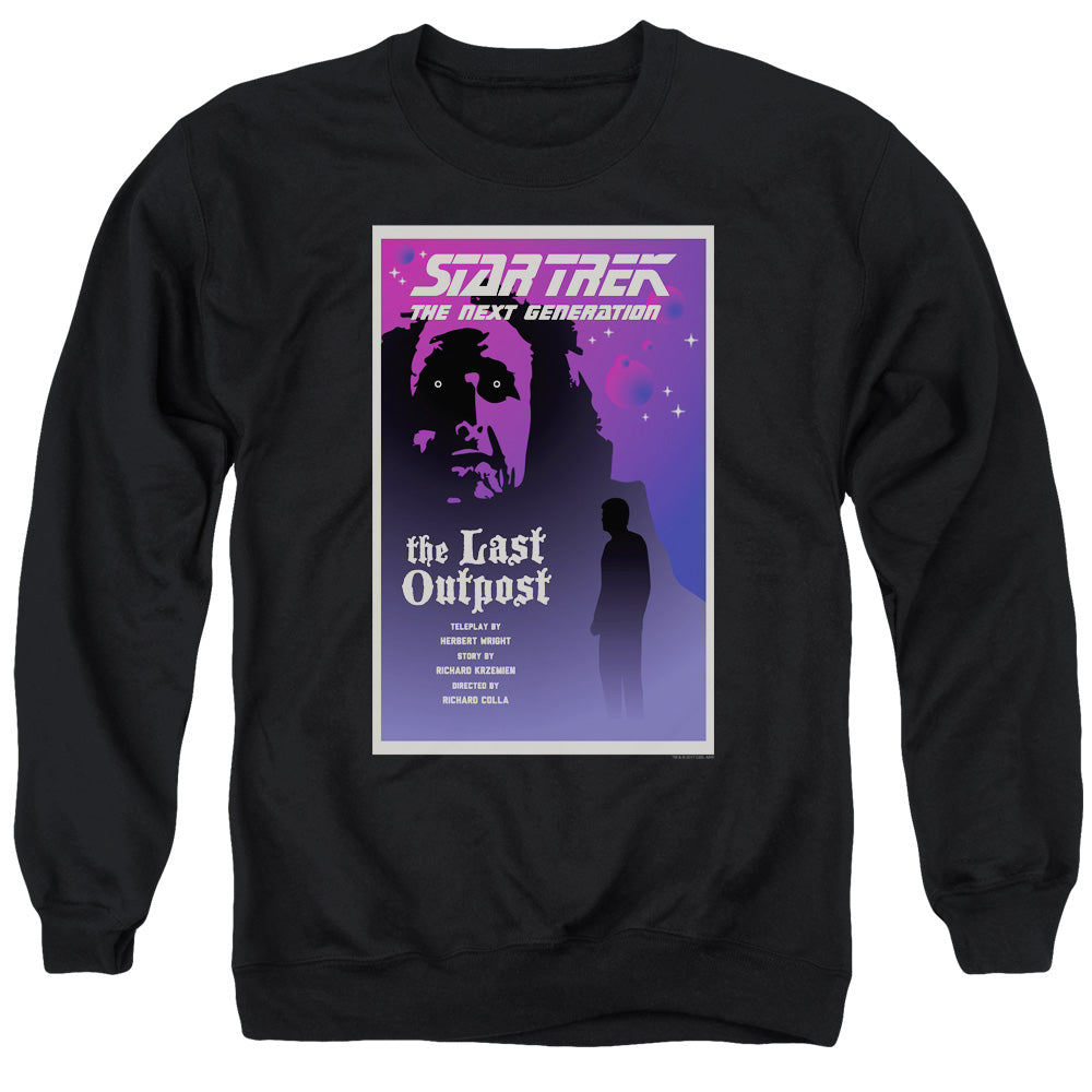STAR TREK/TNG SEASON 1 EPISODE 5 - ADULT CREWNECK SWEATSHIRT - BLACK