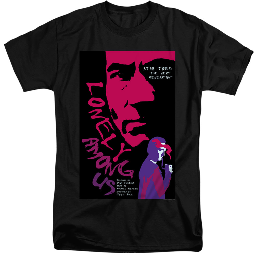 STAR TREK/TNG SEASON 1 EPISODE 7 - S/S ADULT TALL 18/1 - BLACK