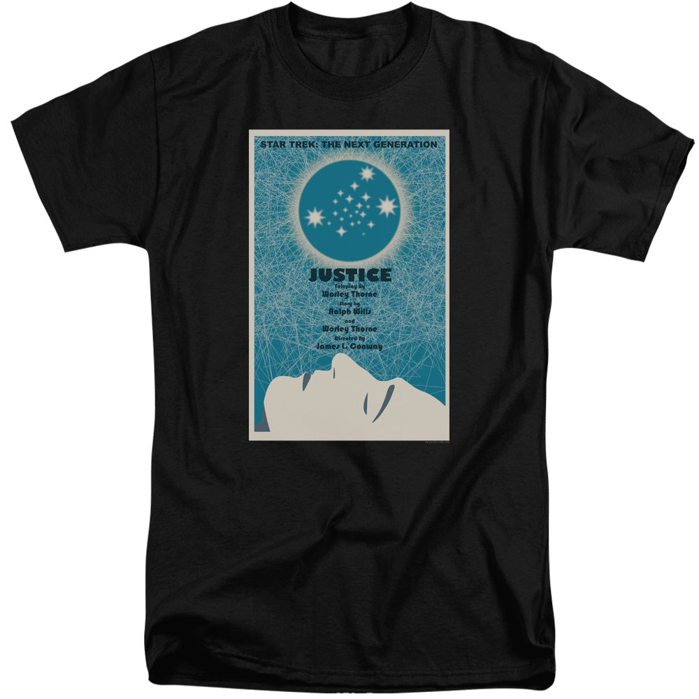 STAR TREK/TNG SEASON 1 EPISODE 8 - S/S ADULT TALL 18/1 - BLACK