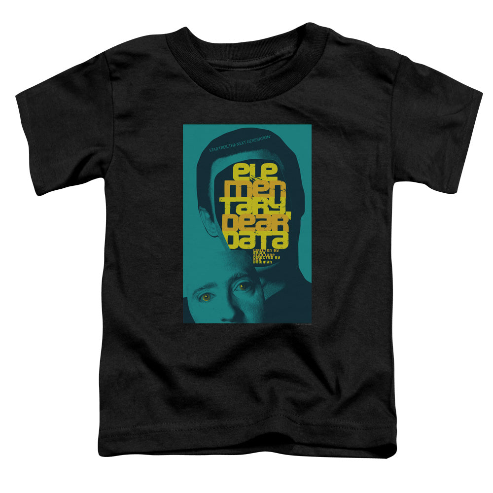 STAR TREK/TNG SEASON 2 EPISODE 3 - S/S TODDLER TEE - BLACK