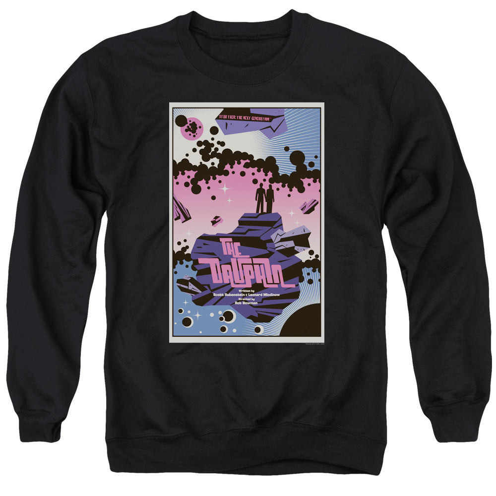 STAR TREK/TNG SEASON 2 EPISODE 10 - ADULT CREWNECK SWEATSHIRT - BLACK