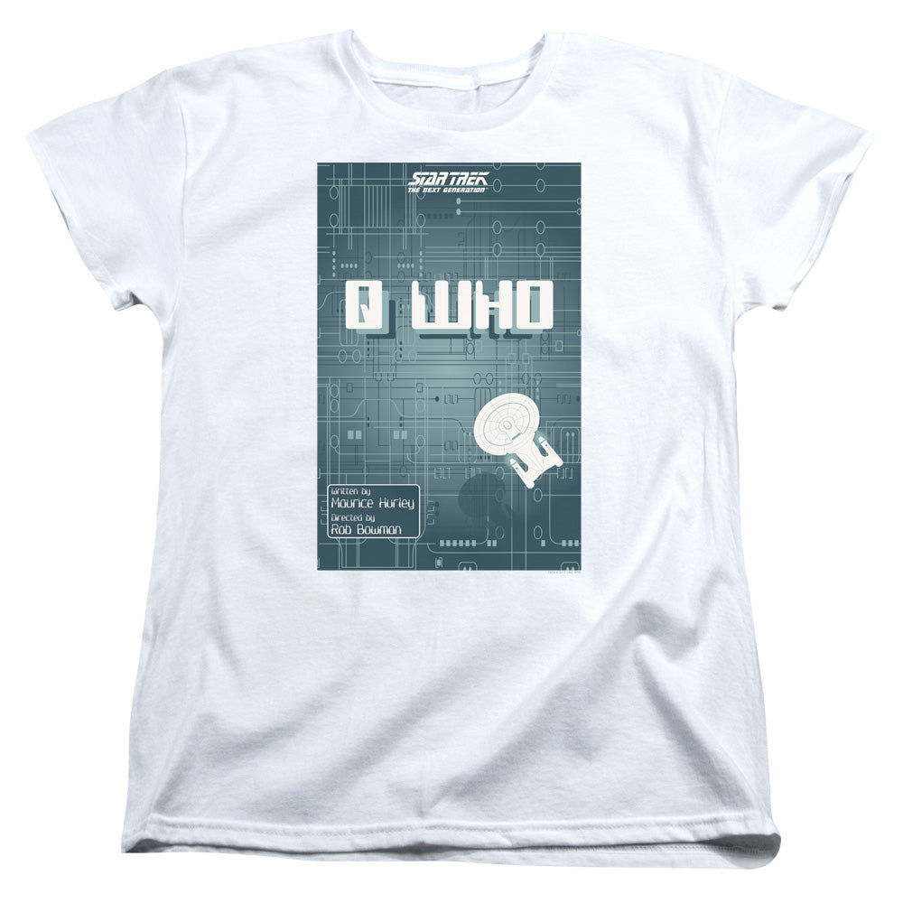 STAR TREK/TNG SEASON 2 EPISODE 16 - S/S WOMENS TEE - WHITE