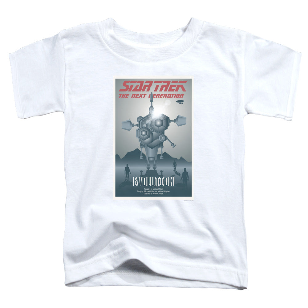 STAR TREK/TNG SEASON 3 EPISODE 1 - S/S TODDLER TEE - WHITE
