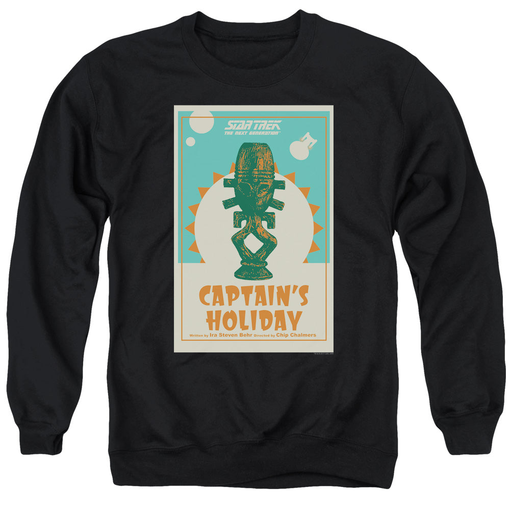 STAR TREK/TNG SEASON 3 EPISODE 19 - ADULT CREWNECK SWEATSHIRT - BLACK