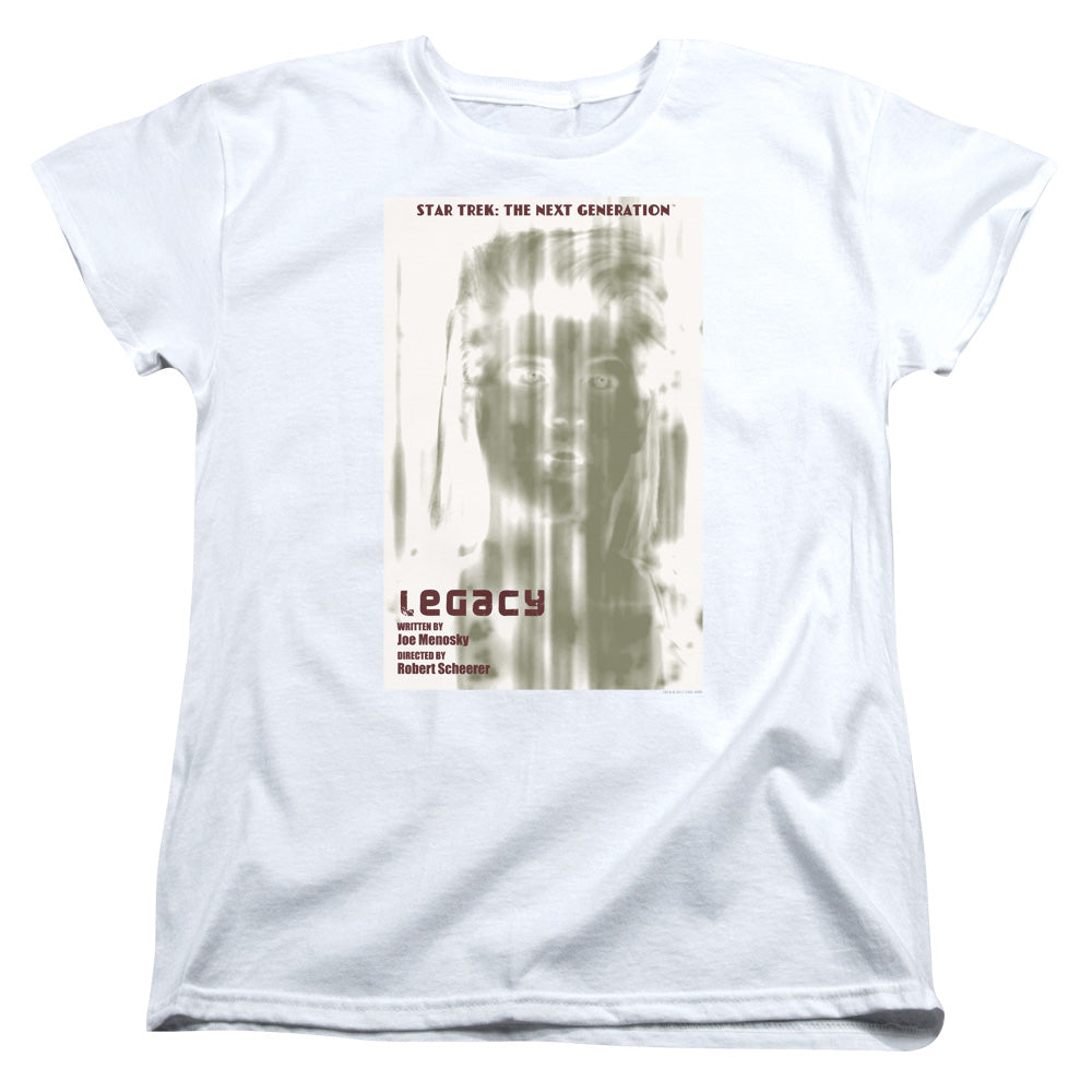 STAR TREK/TNG SEASON 4 EPISODE 6 - S/S WOMENS TEE - WHITE