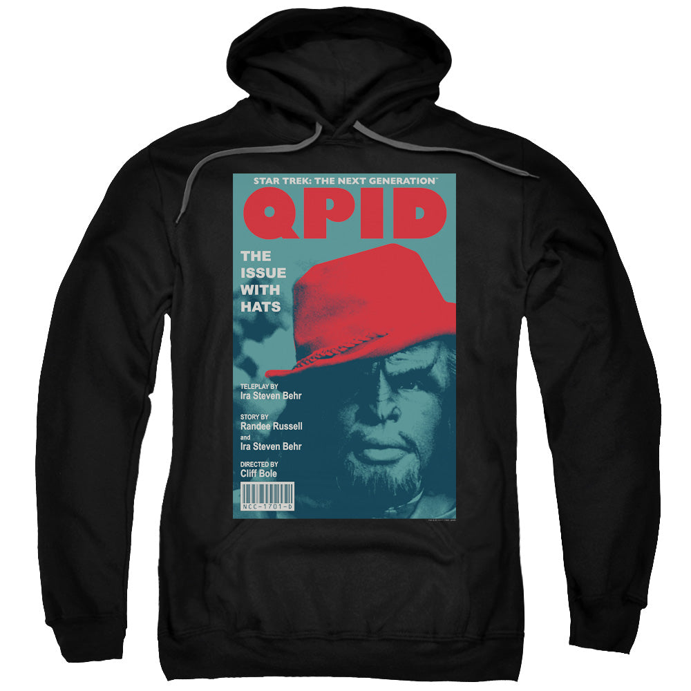 STAR TREK/TNG SEASON 4 EPISODE 20 - ADULT PULLOVER HOODIE - BLACK