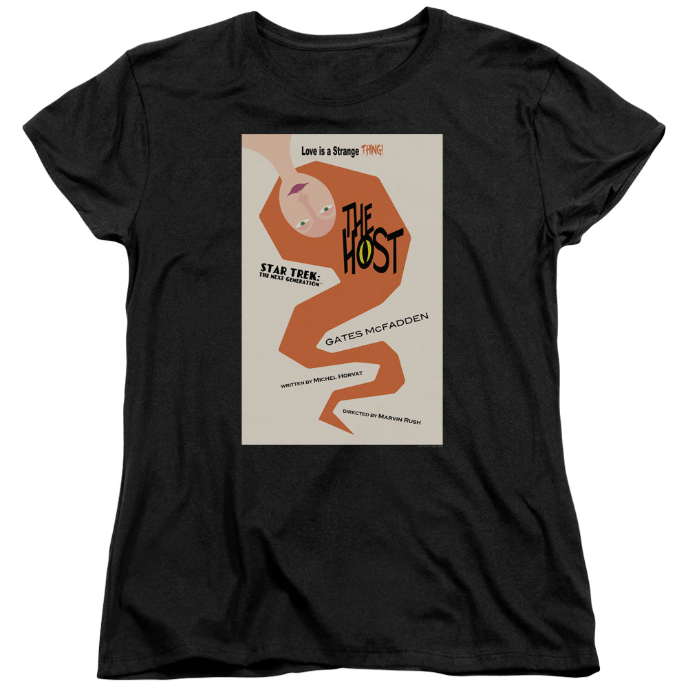 STAR TREK/TNG SEASON 4 EPISODE 23 - S/S WOMENS TEE - BLACK