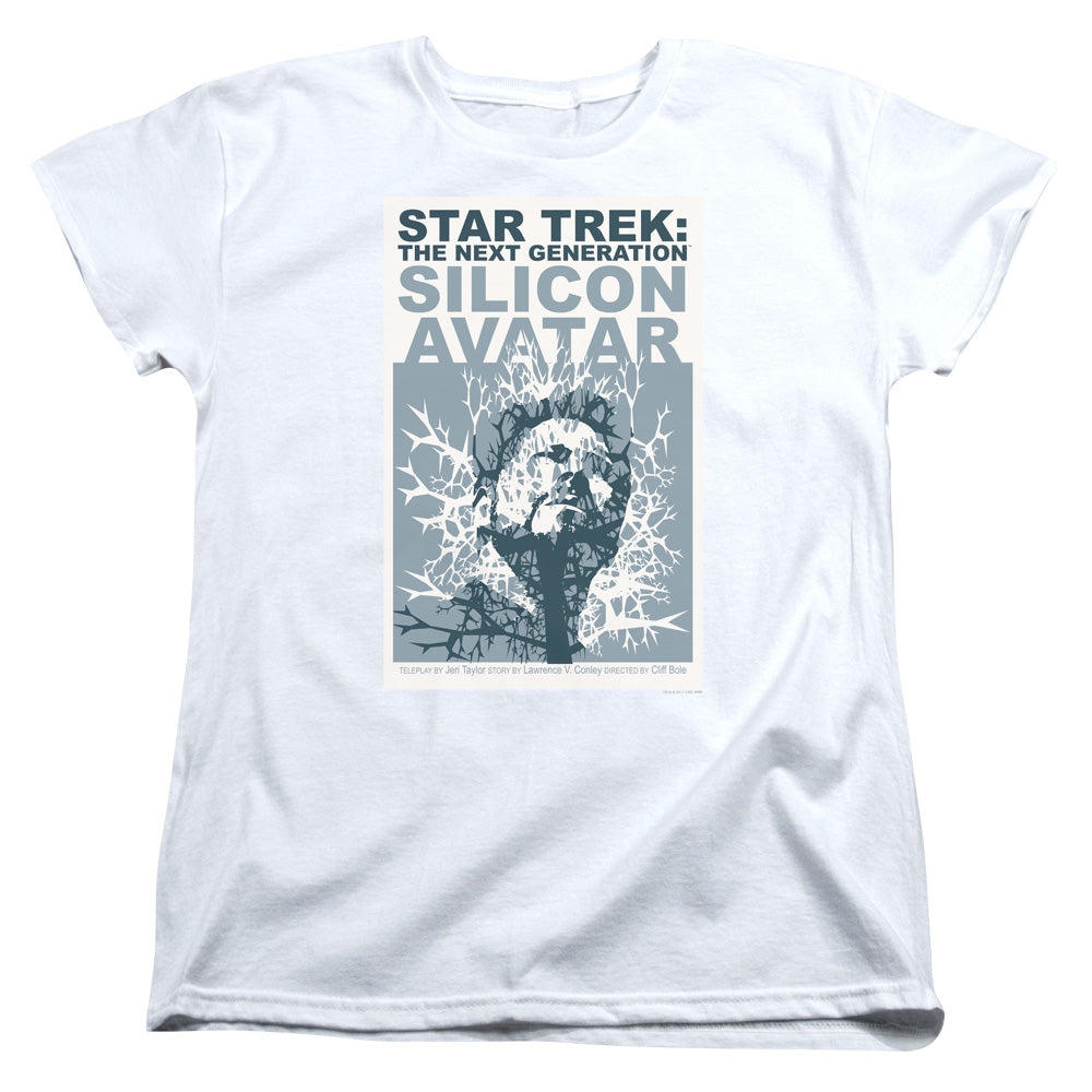 STAR TREK/TNG SEASON 5 EPISODE 4 - S/S WOMENS TEE - WHITE