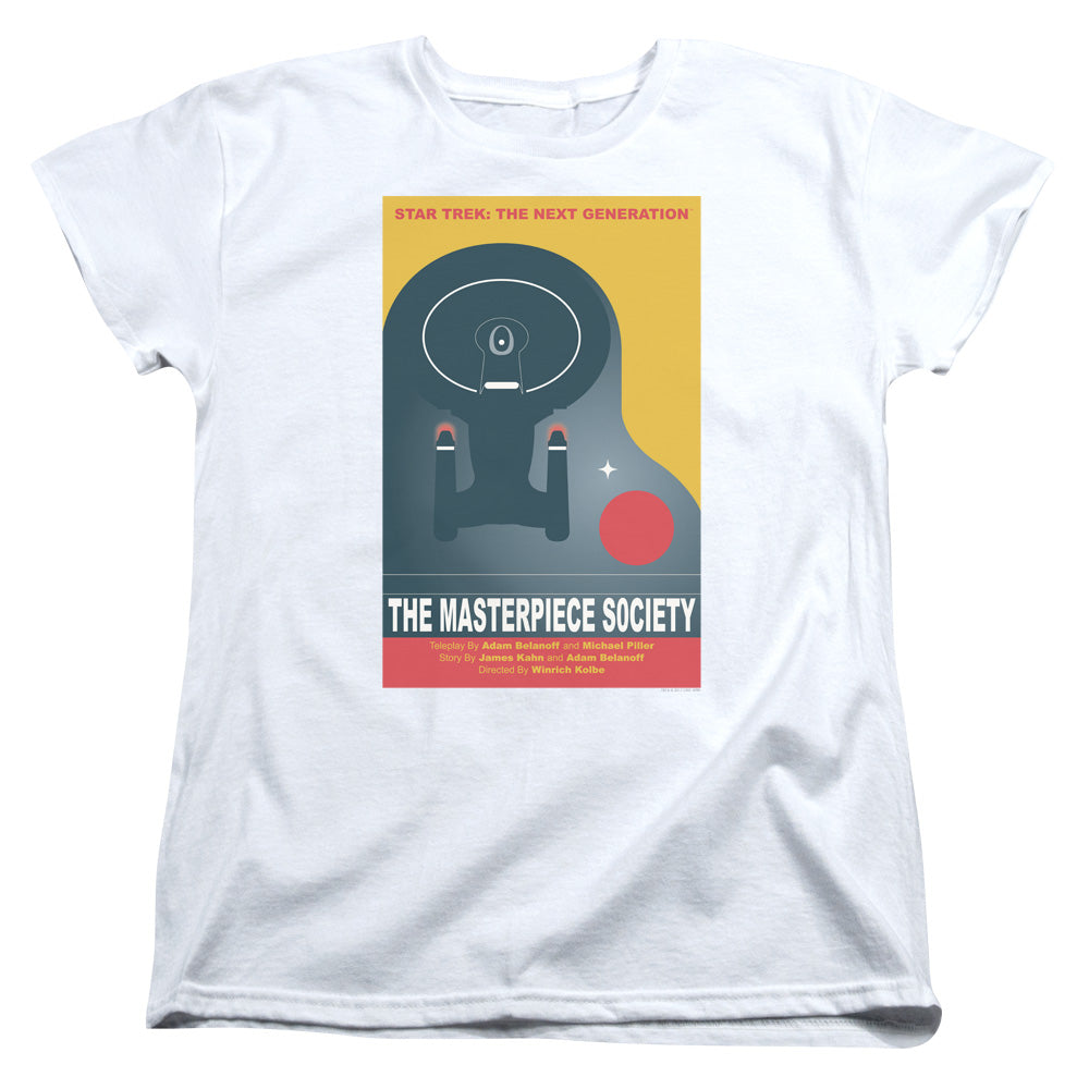 STAR TREK/TNG SEASON 5 EPISODE 13 - S/S WOMENS TEE - WHITE