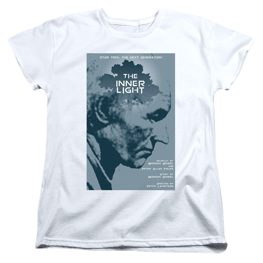 STAR TREK/TNG SEASON 5 EPISODE 25 - S/S WOMENS TEE - WHITE