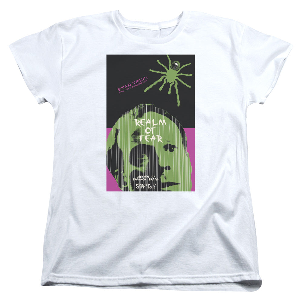 STAR TREK/TNG SEASON 6 EPISODE 2 - S/S WOMENS TEE - WHITE