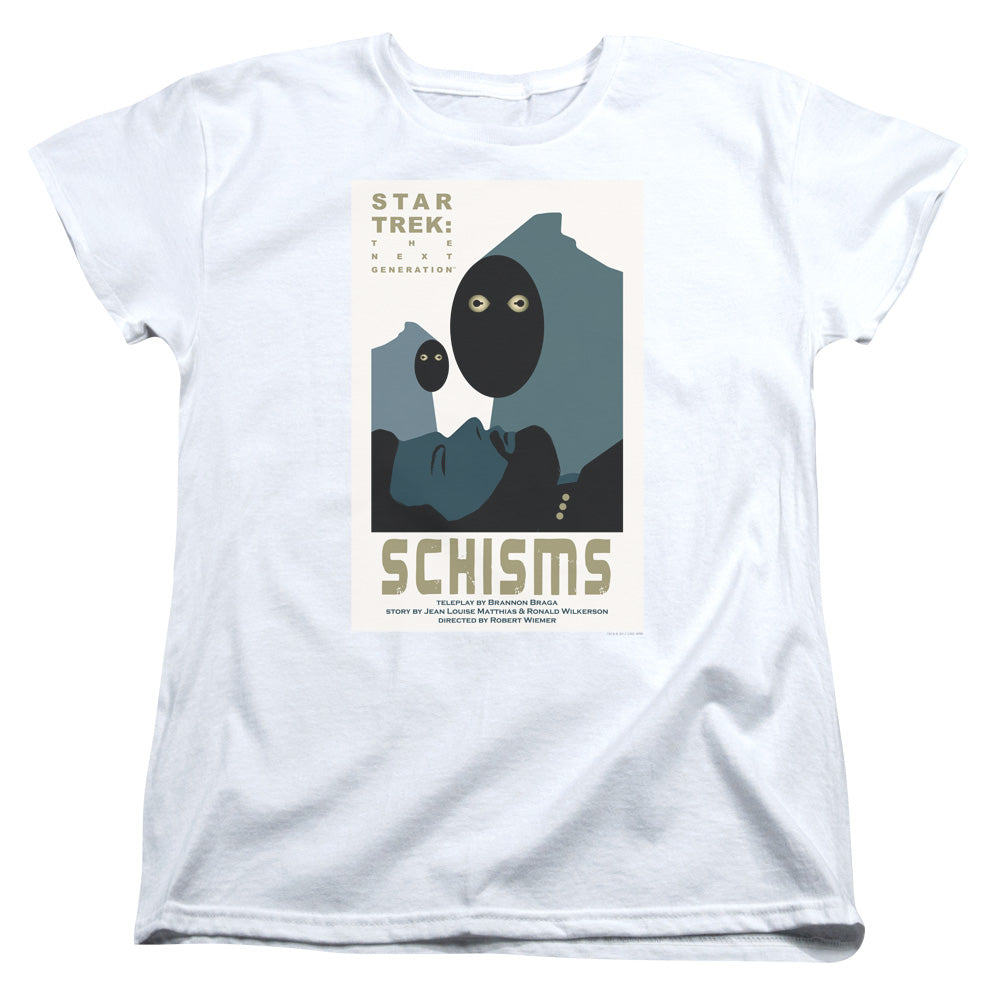 STAR TREK/TNG SEASON 6 EPISODE 5 - S/S WOMENS TEE - WHITE