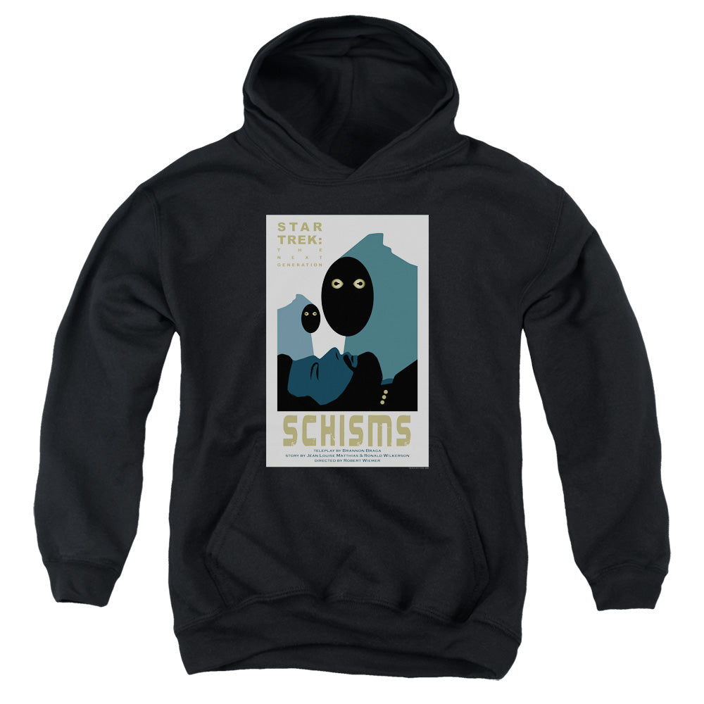 STAR TREK/TNG SEASON 6 EPISODE 5 - YOUTH PULLOVER HOODIE - BLACK