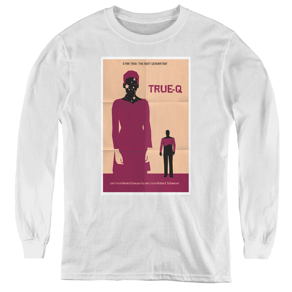STAR TREK/TNG SEASON 6 EPISODE 6 - YOUTH LONG SLEEVE TEE - BLACK
