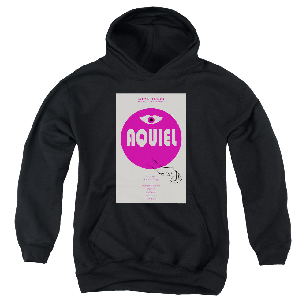 STAR TREK/TNG SEASON 6 EPISODE 13 - YOUTH PULLOVER HOODIE - BLACK