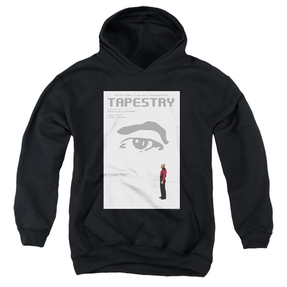 STAR TREK/TNG SEASON 6 EPISODE 15 - YOUTH PULLOVER HOODIE - BLACK