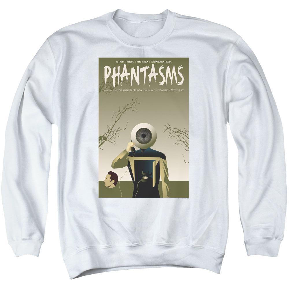 STAR TREK/TNG SEASON 7 EPISODE 6 - ADULT CREWNECK SWEATSHIRT - WHITE