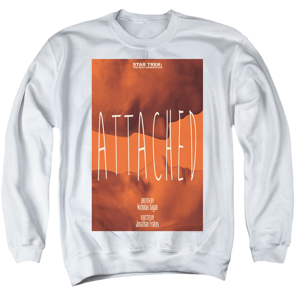 STAR TREK/TNG SEASON 7 EPISODE 8 - ADULT CREWNECK SWEATSHIRT - WHITE