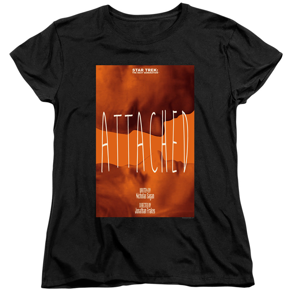 STAR TREK/TNG SEASON 7 EPISODE 8 - S/S WOMENS TEE - BLACK