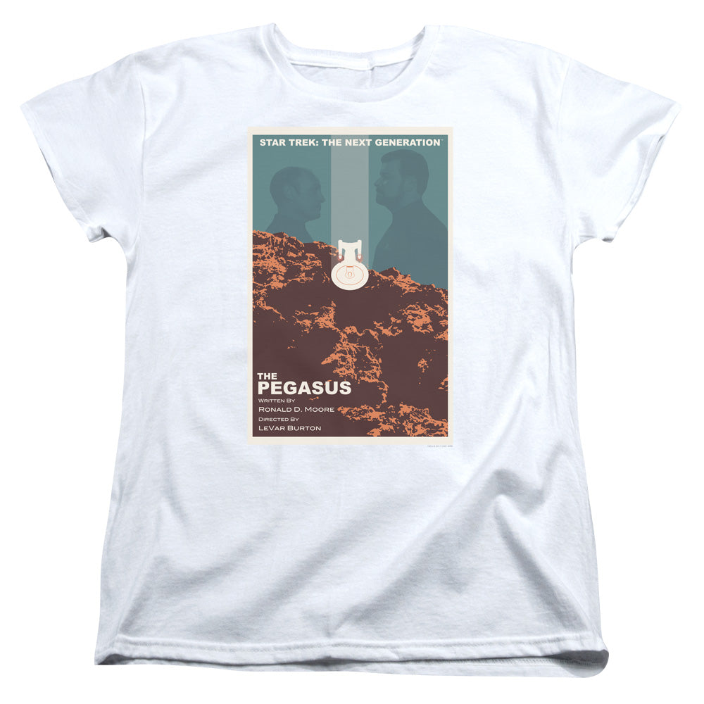 STAR TREK/TNG SEASON 7 EPISODE 12 - S/S WOMENS TEE - WHITE