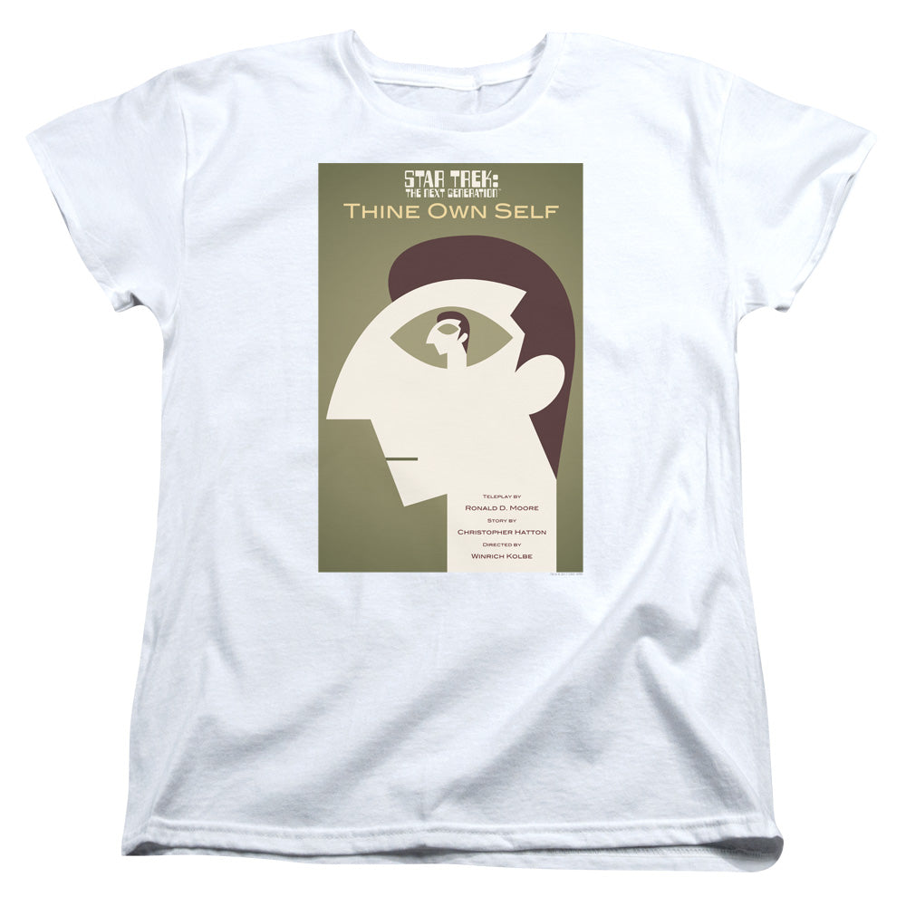 STAR TREK/TNG SEASON 7 EPISODE 16 - S/S WOMENS TEE - WHITE