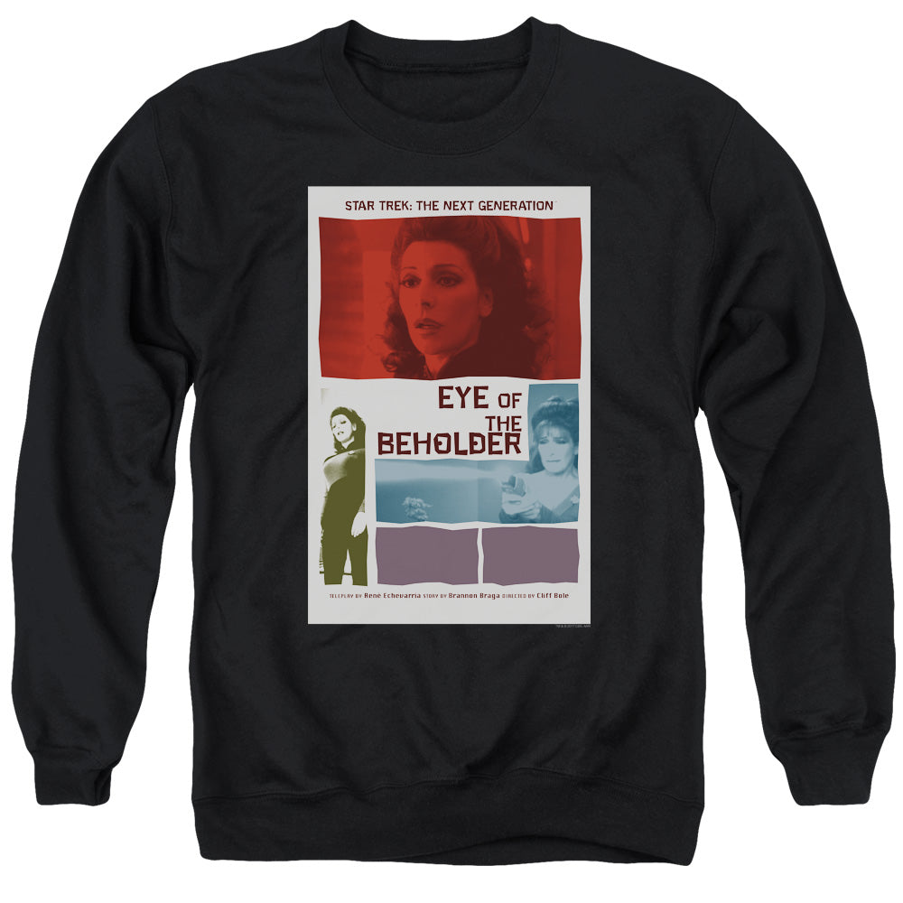 STAR TREK/TNG SEASON 7 EPISODE 18 - ADULT CREWNECK SWEATSHIRT - BLACK