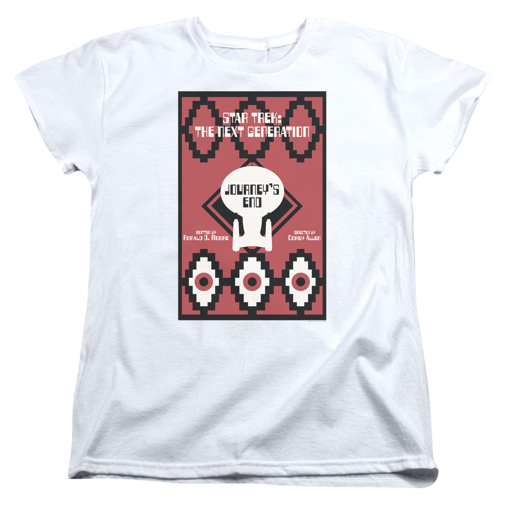 STAR TREK/TNG SEASON 7 EPISODE 20 - S/S WOMENS TEE - WHITE