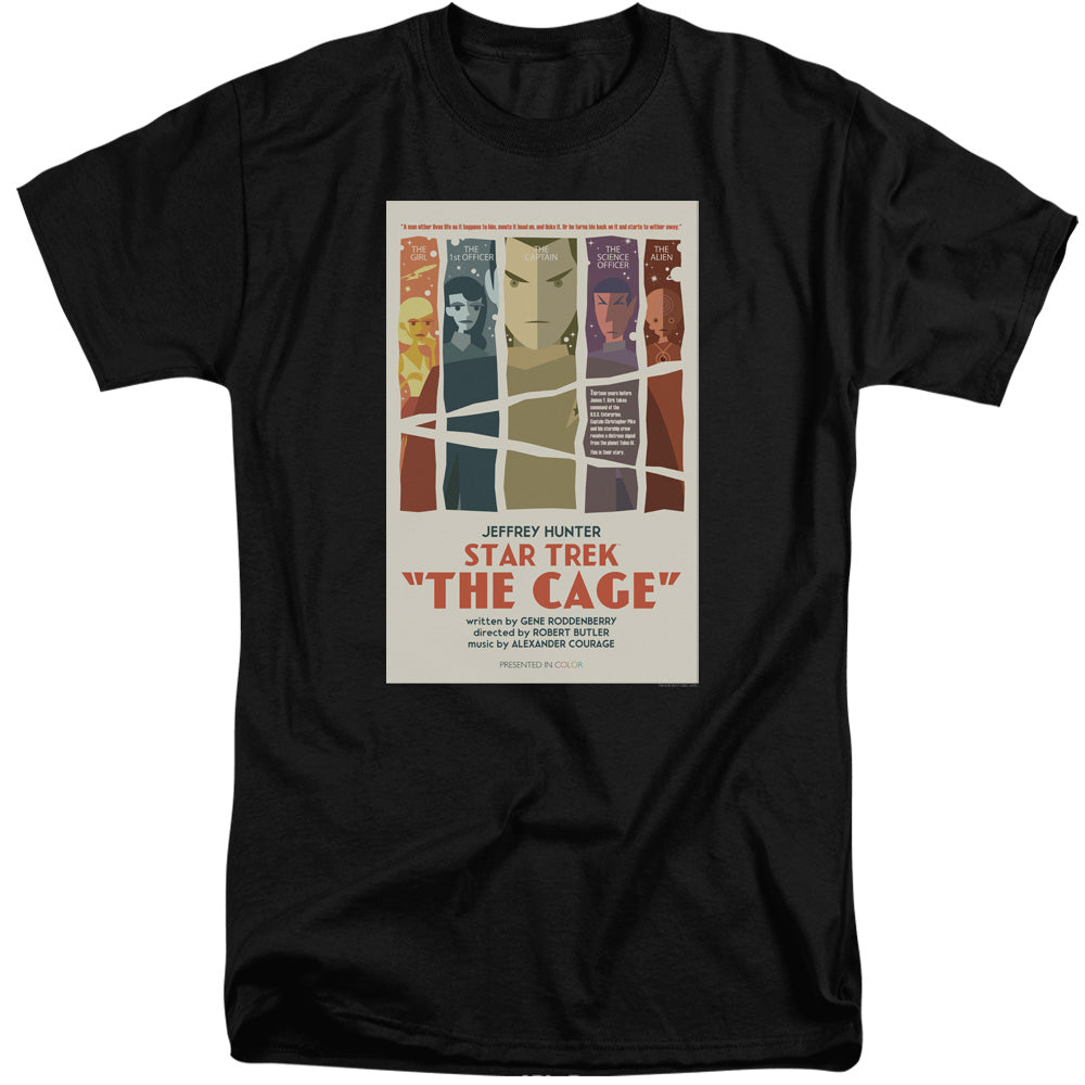 STAR TREK/TOS EPISODE 80 - S/S ADULT TALL 18/1 - BLACK