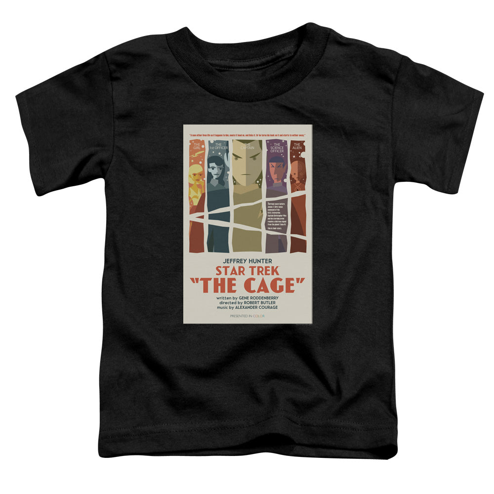 STAR TREK/TOS EPISODE 80 - S/S TODDLER TEE - BLACK