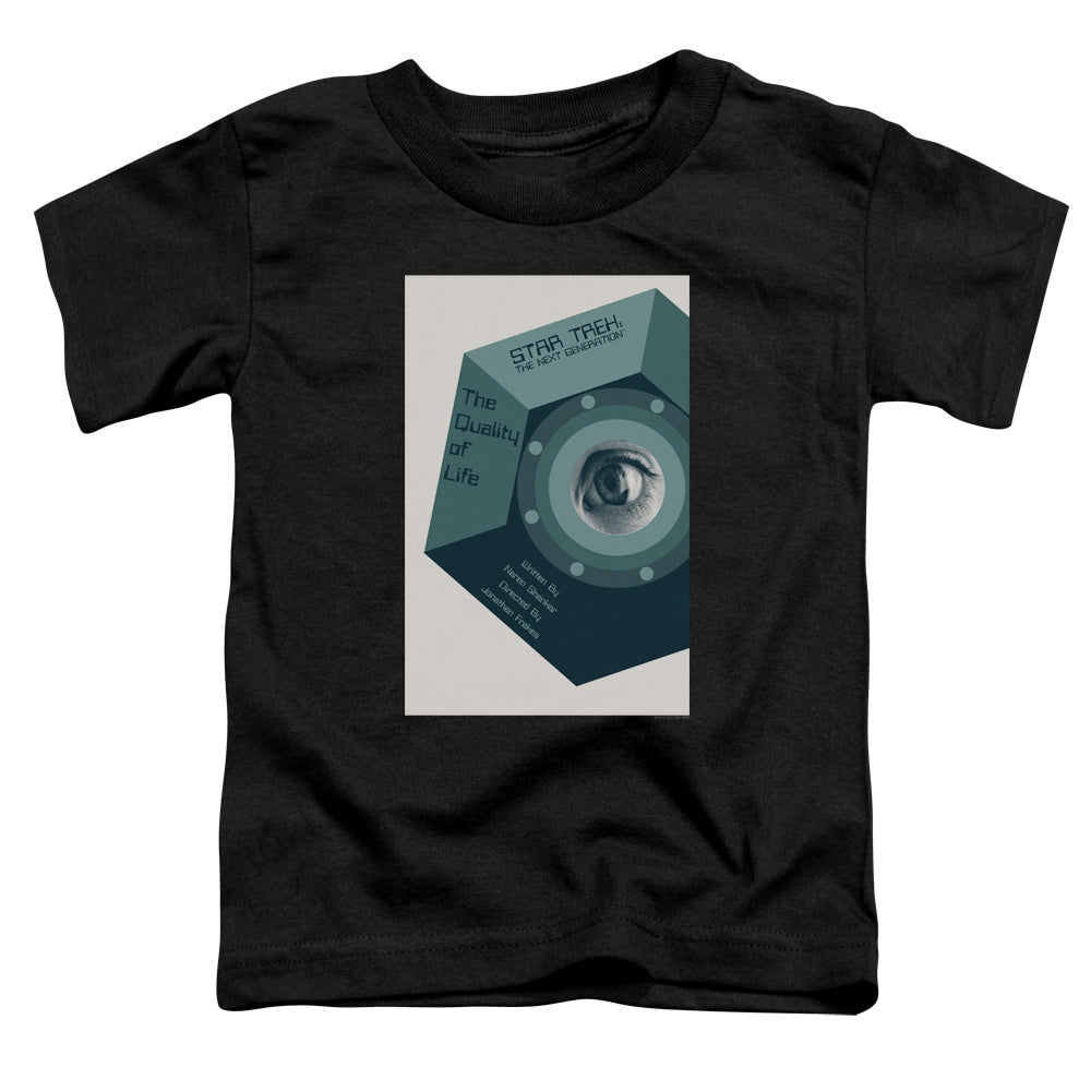 STAR TREK/TNG SEASON 6 EPISODE 9 - S/S TODDLER TEE - BLACK