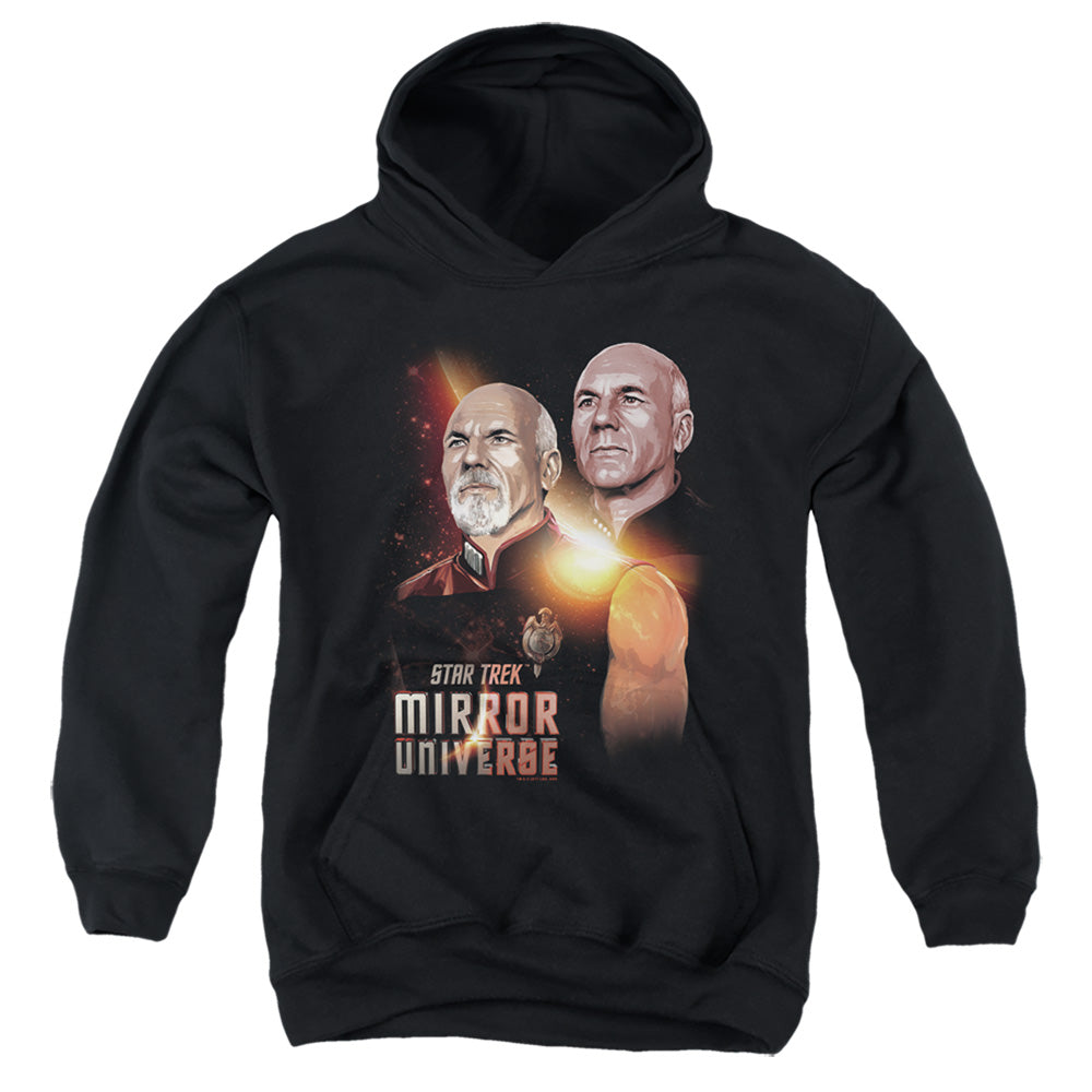 STAR TREK/MIRROR PICARD - YOUTH PULLOVER HOODIE - BLACK