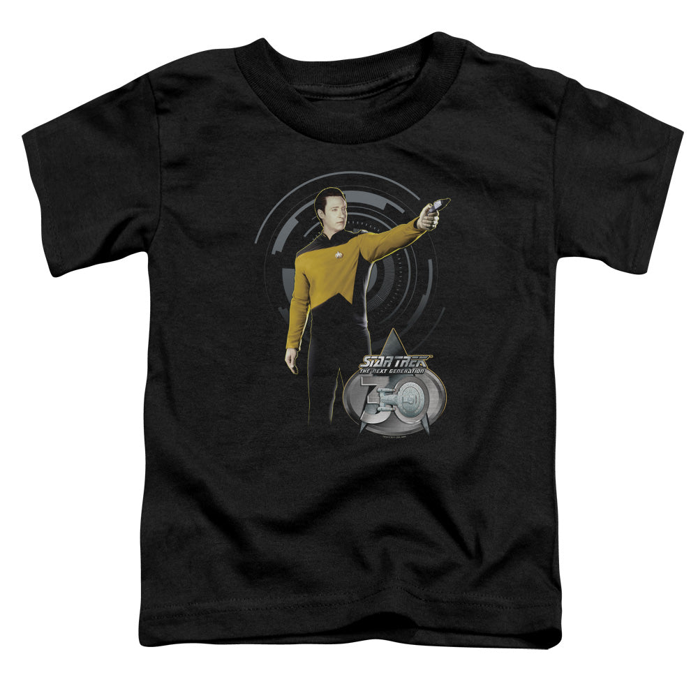 STAR TREK/DATA 30 - S/S TODDLER TEE - BLACK