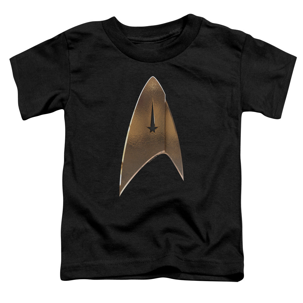 STAR TREK DISCOVERY/COMMAND SHIELD - S/S TODDLER TEE - BLACK