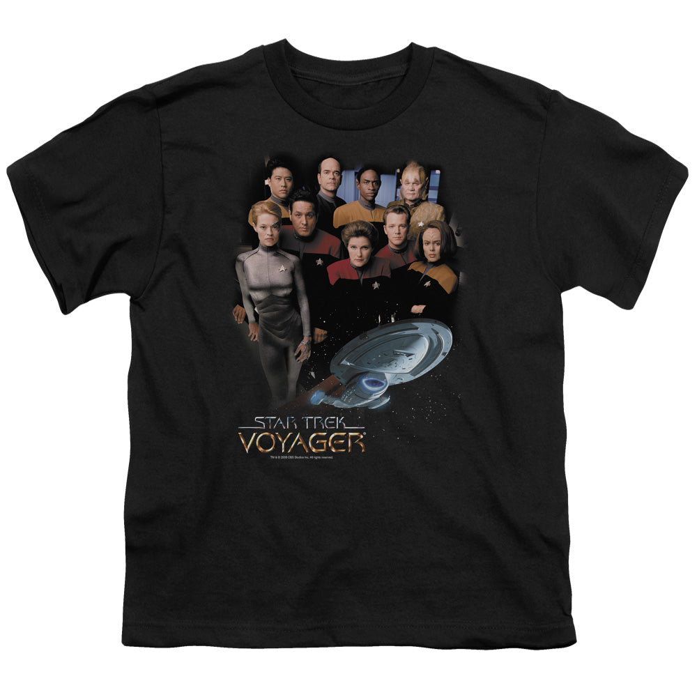 STAR TREK/VOYAGER CREW - S/S YOUTH 18/1 - BLACK