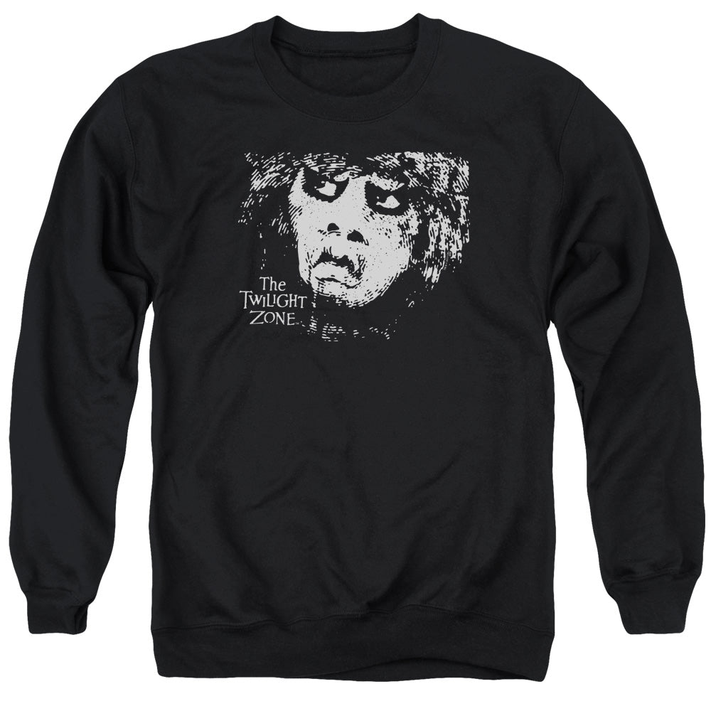 TWILIGHT ZONE/WINGER - ADULT CREWNECK SWEATSHIRT - BLACK