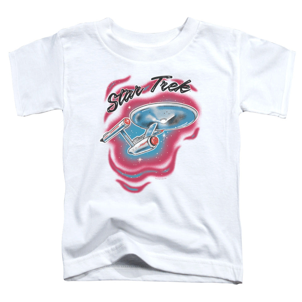 STAR TREK/TREK AIRBRUSH - S/S TODDLER TEE - WHITE